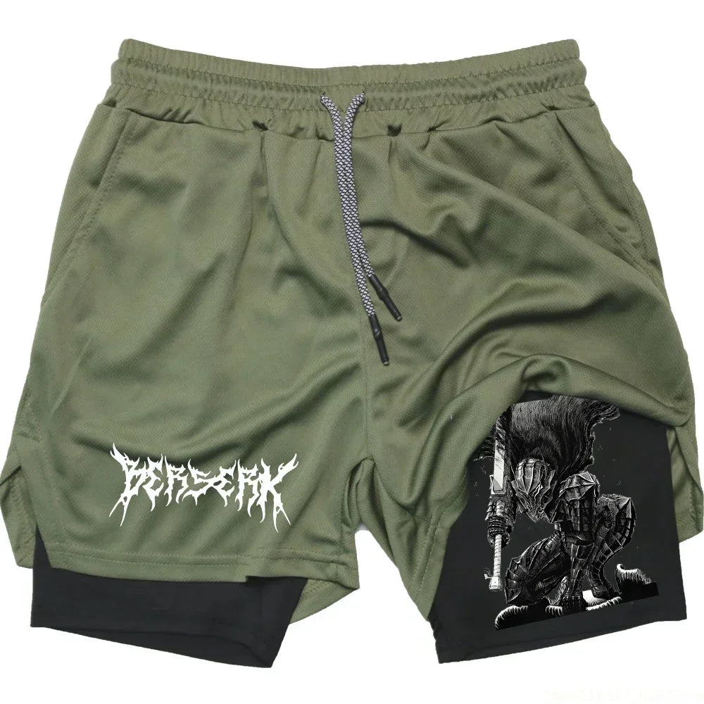 2025 Basketball Shorts Shorts Running Anime Men's Gym Sports Quick-drying Training Exercise Fitness Jogging Mobile Phone Pants