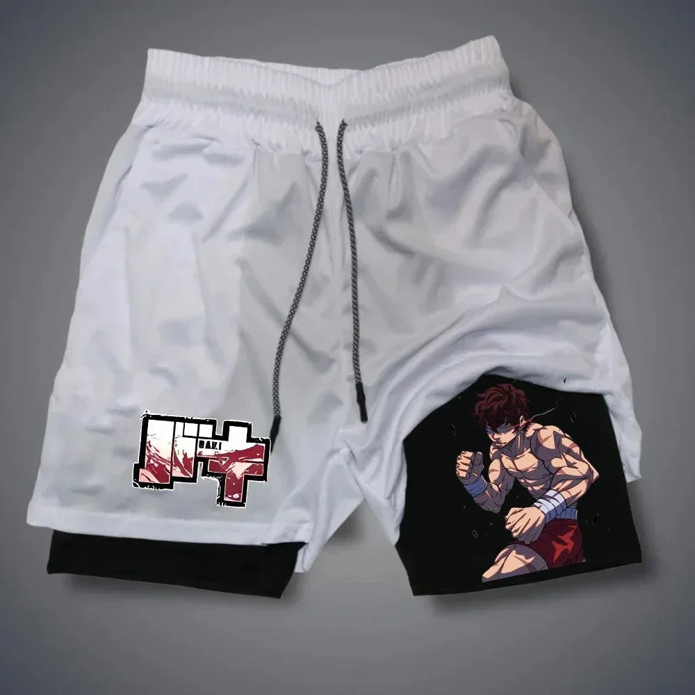 2025 Basketball Shorts Shorts Running Anime Men's Gym Sports Quick-drying Training Exercise Fitness Jogging Mobile Phone Pants