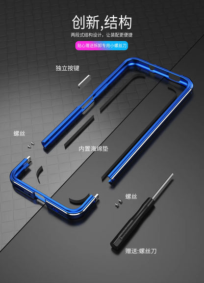 Bumper Case For Honor X10 Aluminum Metal Frame