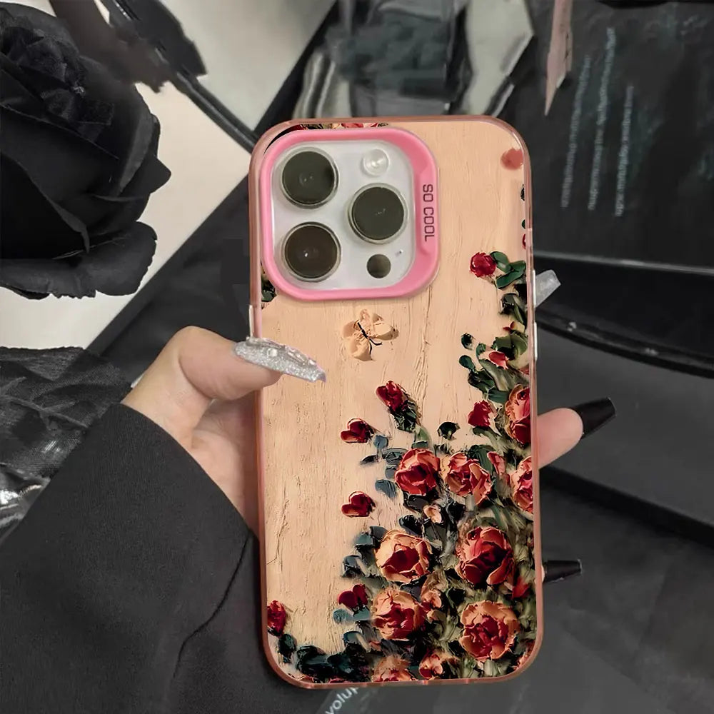 Luxury Rose Case For Xiaomi Redmi