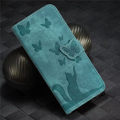 3D Cat Flip Wallet Case for Samsung