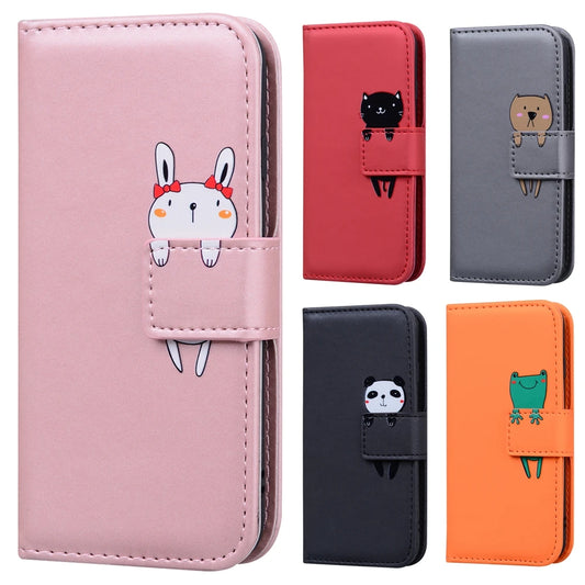 Funda POCO C65 M6 Pro Leather Phone Case for Xiaomi