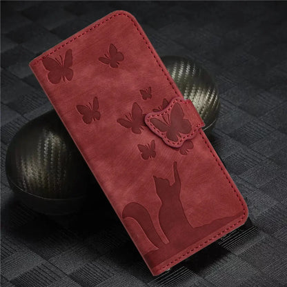 3D Cat Flip Wallet Case for Samsung