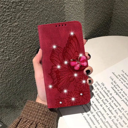 Glitter Wallet Flip Case for Samsung