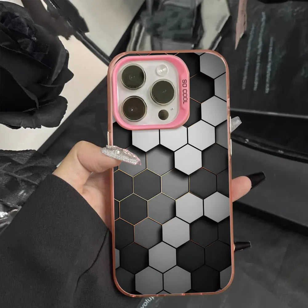 Fashion Grid Case For Tecno Spark