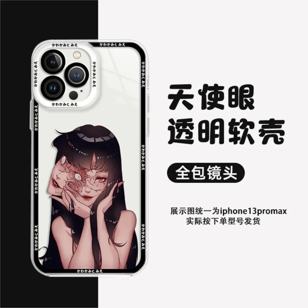 Japanese Terror anime Tomie Kawakami phone case for iphone