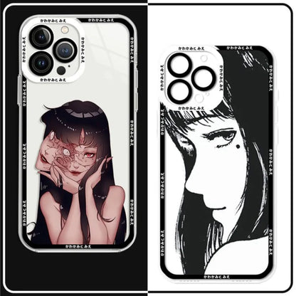 Japanese Terror anime Tomie Kawakami phone case for iphone