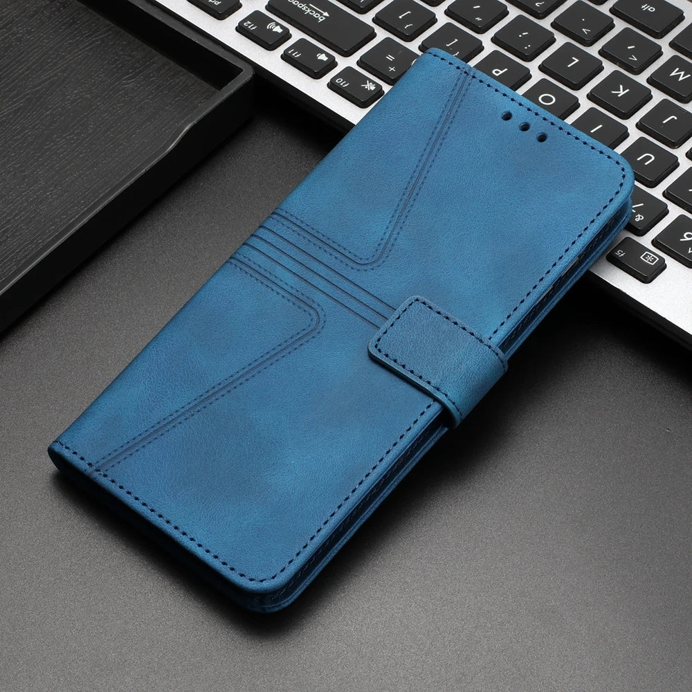 Flip Cover on for Funda iPhone  With Lanyard