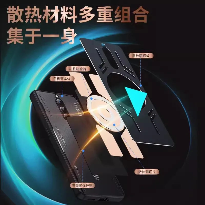 Luxury Graphene Heat Dissipation Phone Case for Nubia RedMagic