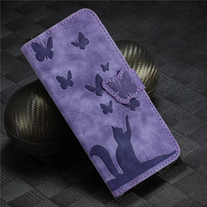 3D Cat Flip Wallet Case for Samsung