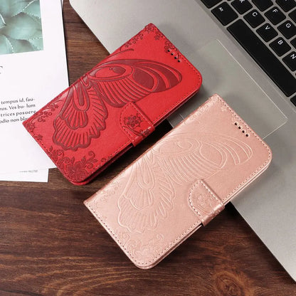 Wallet Phone Case for Funda Samsung Galaxy A55 A54 A53 A35 A34 A33 A25 A15 A05 A24 A14 A23 A13 5G Cases Butterfly Leather Cover