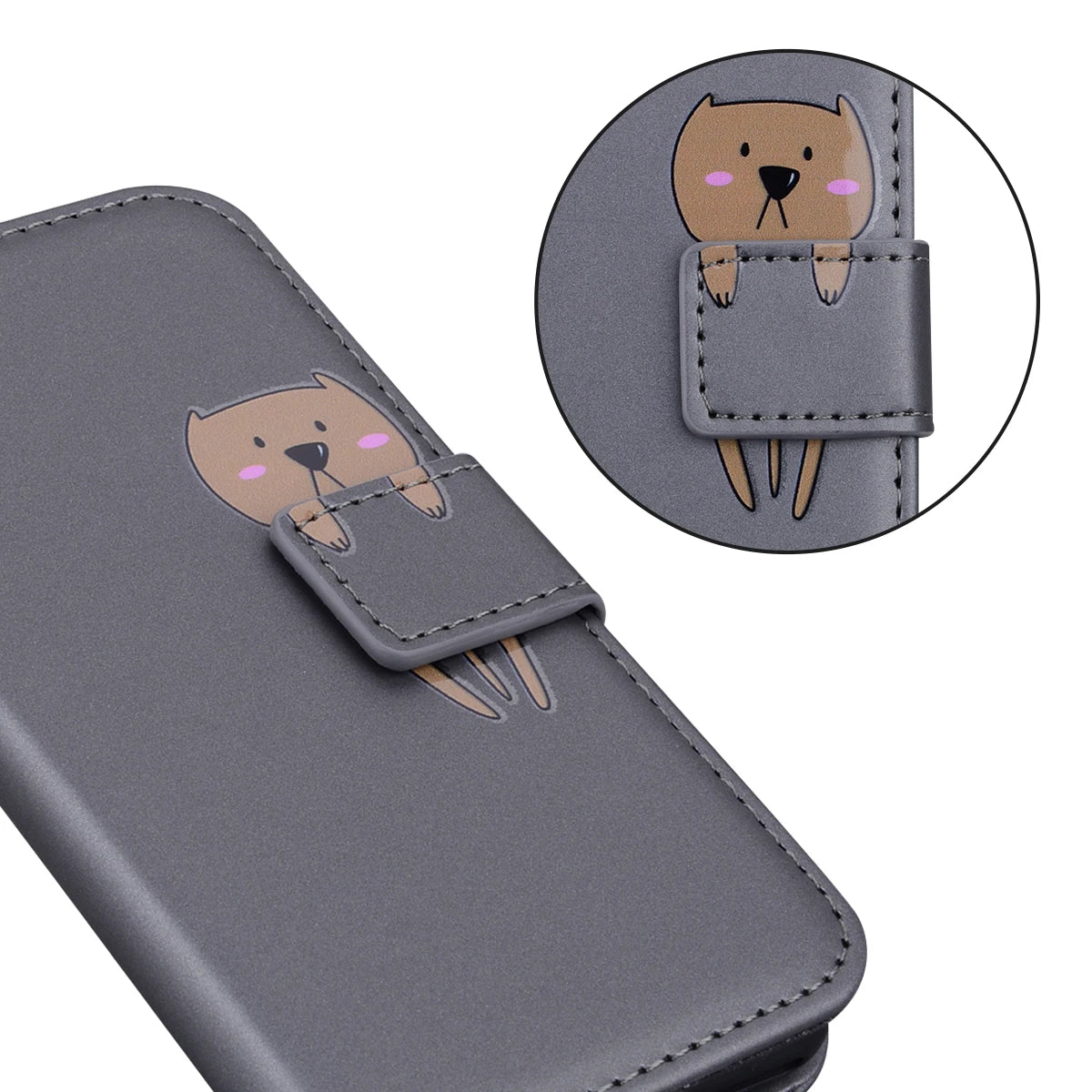 Funda POCO C65 M6 Pro Leather Phone Case for Xiaomi