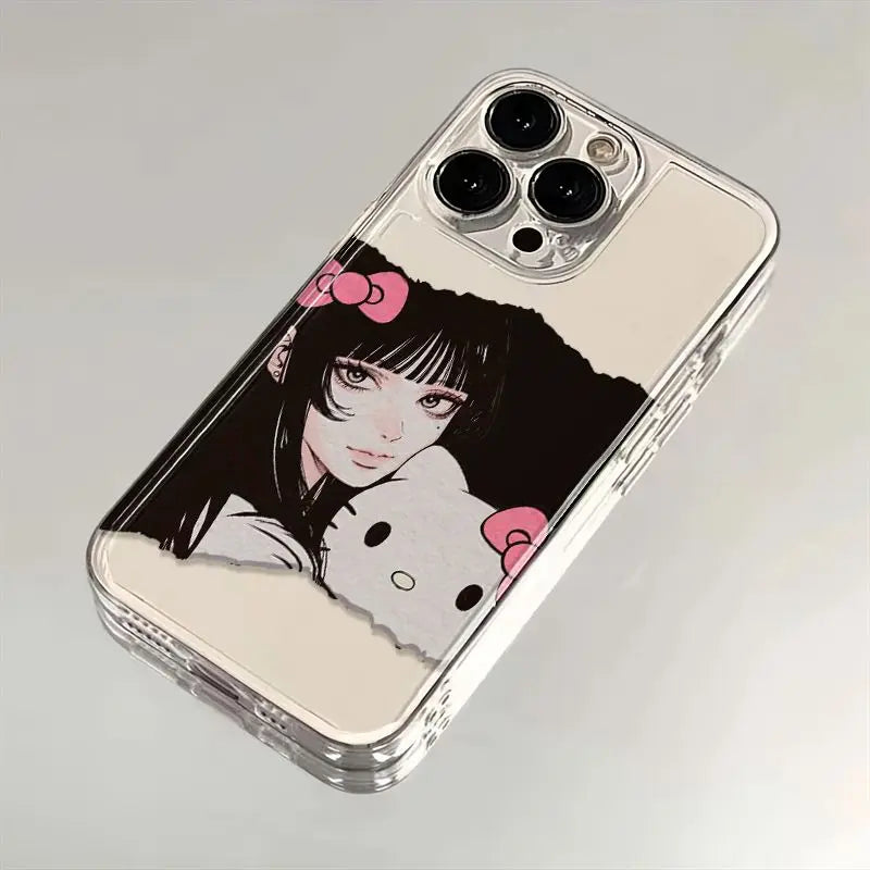 Anime Tomie Kawakamis Hello Kittys Phone Case For iPhone