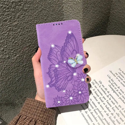 Glitter Wallet Flip Case for Samsung